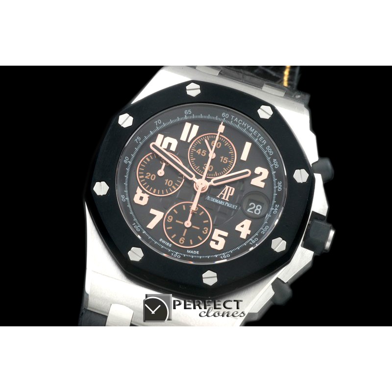 AAP10094 Royal Oak Chrono SS/LE 57th L-Ed Black A3126