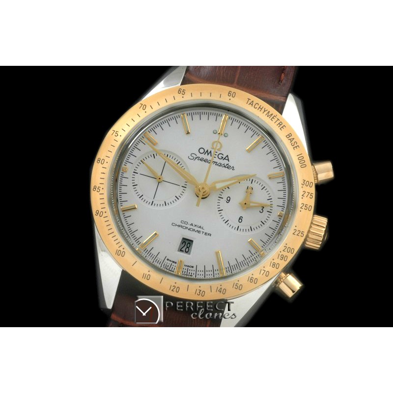 OMSP00091 Speedmaster Moon Watch SS/YG/LE White Stick A-7750