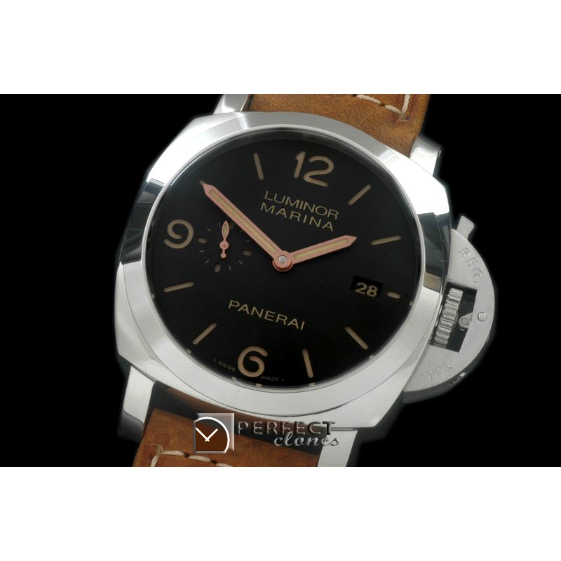 PN608Q01 Pam 608Q 1953 days Auto SS/LE Blk A-7750/P