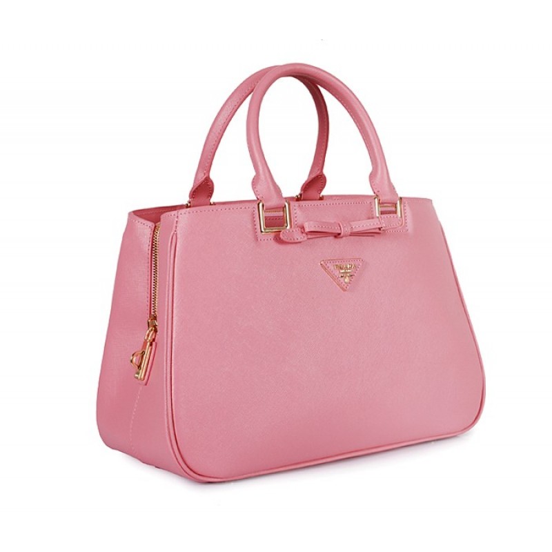 PR2245-04 BN2245 Saffiano Leather Tote Pink