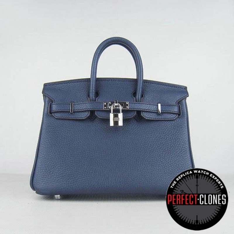 HE-25-1002 Birkin 25cm Dark Blue - Togo Standard