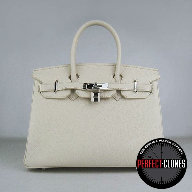 HE-30-1002 Birkin 30cm Off White - Togo Standard