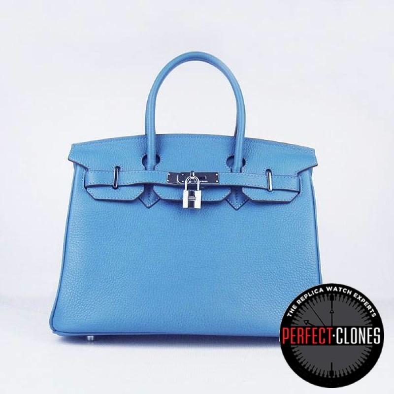HE-30-101Birkin 30cm Mid Blue - Togo Standard