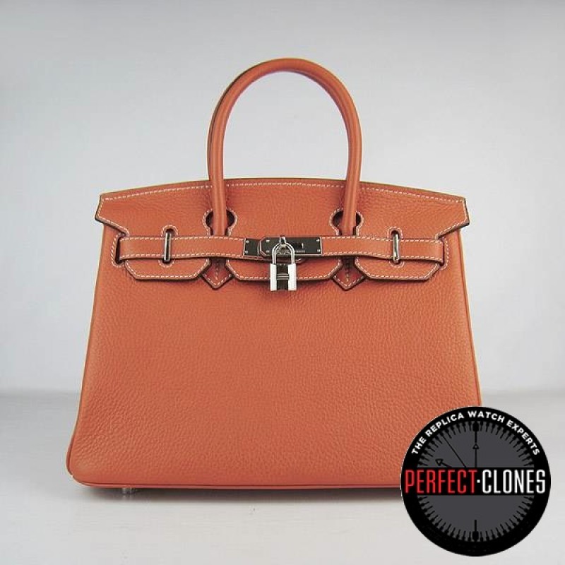 HE-30-1011 Birkin 30cm Orange- Togo Standard