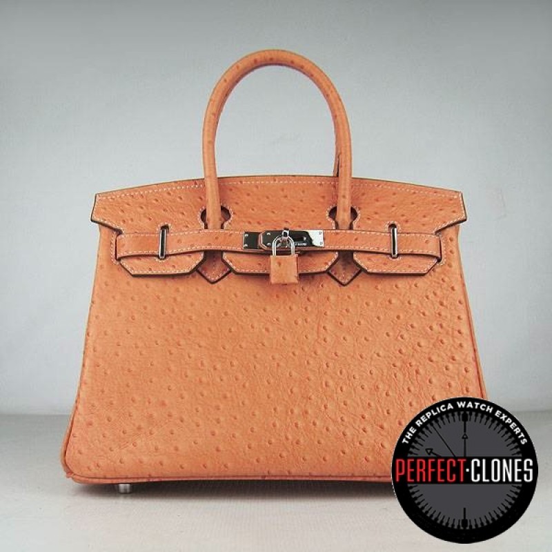 HE-30-1061 Birkin 30cm Orange - Ostrich