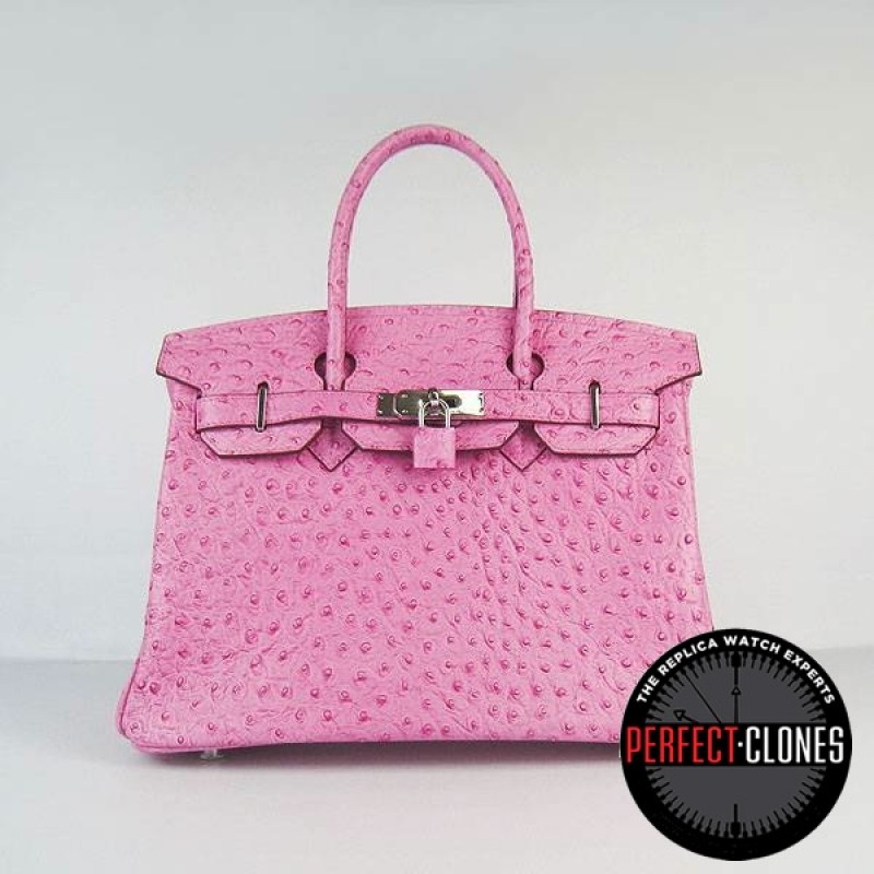 HE-30-1063 Birkin 30cm Pink- Ostrich