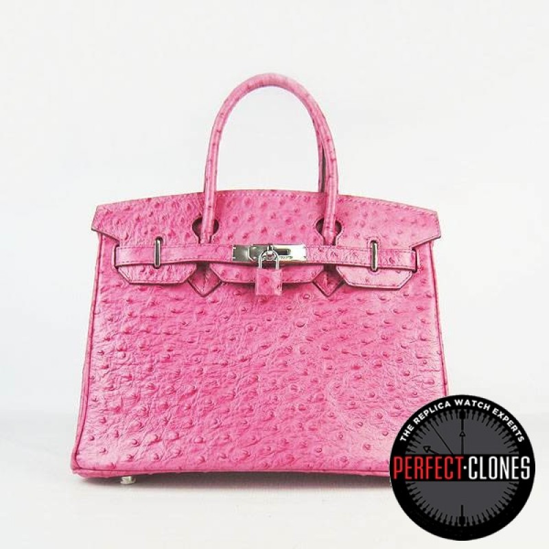 HE-30-1062 Birkin 30cm Peach Red - Ostrich