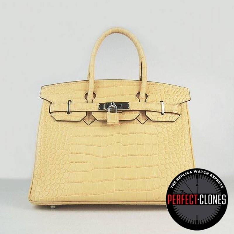 HE-30-1047 Birkin 30cm Yellow - Gator