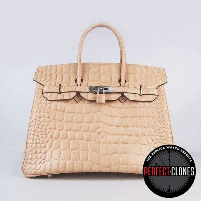 HE-35-1051 Birkin 35cm Apricot - Gator