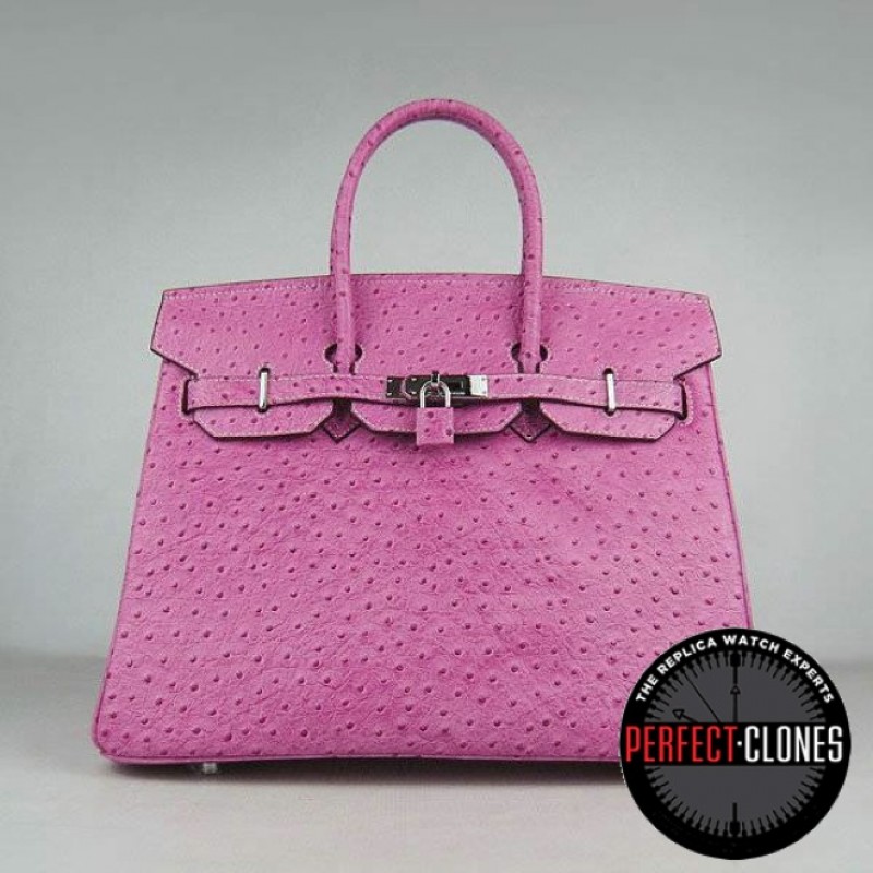 HE-35-1073 Birkin 35cm Peach Red - Ostrich