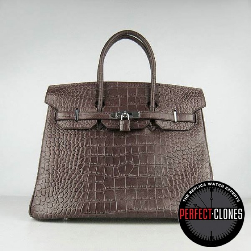 HE-35-1044 Birkin 35cm Brown - Gator