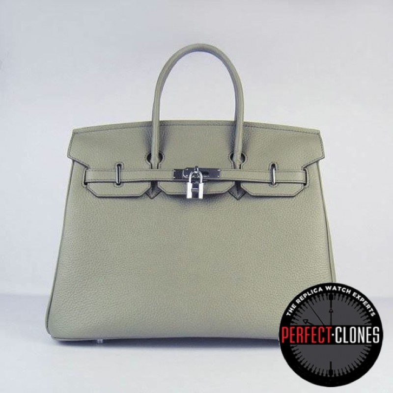 HE-35-1005 Birkin 35cm Grey- Togo Standard
