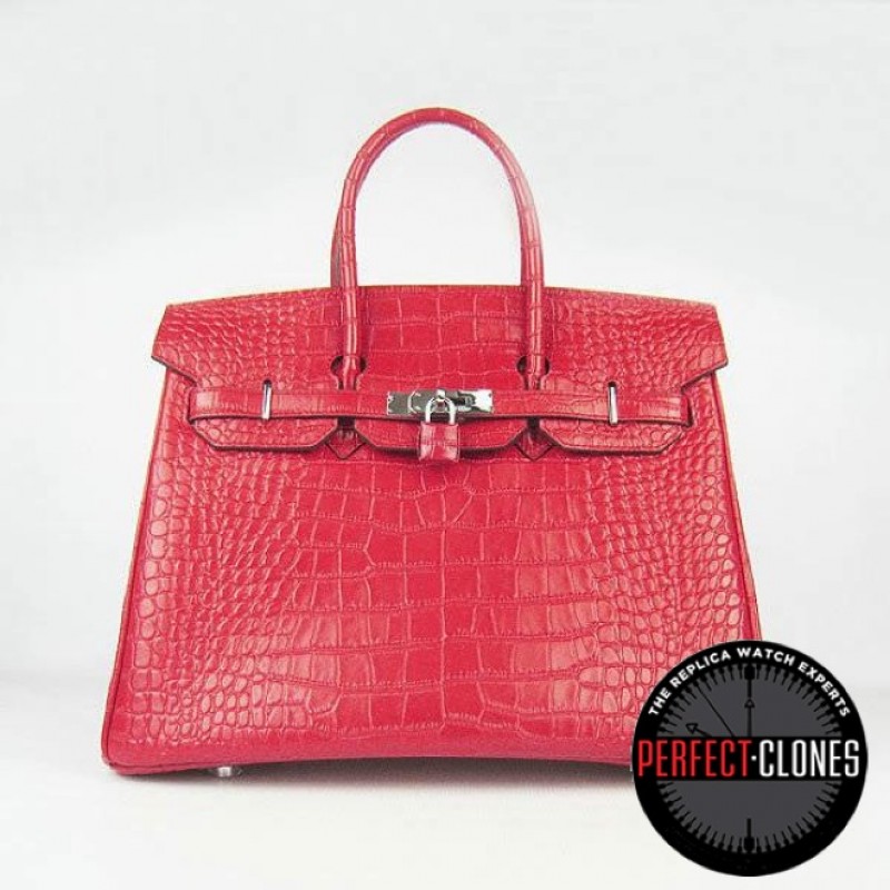 HE-35-1056 Birkin 35cm Red - Gator
