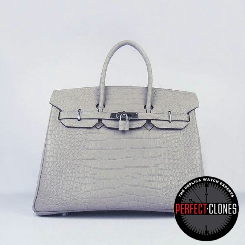 HE-35-1045 Birkin 35cm Grey - Gator