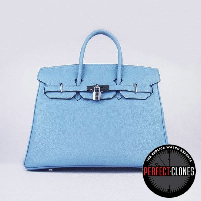 HE-35-1009 Birkin 35cm Sky Blue - Togo Standard