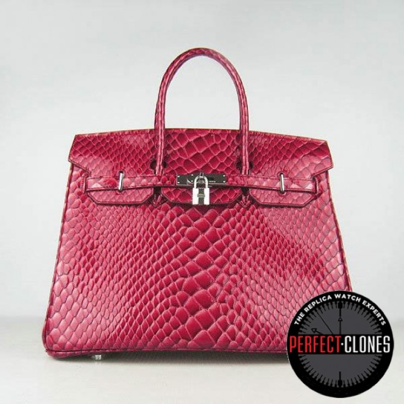 HE-35-1096 Birkin 35cm Red - Fish
