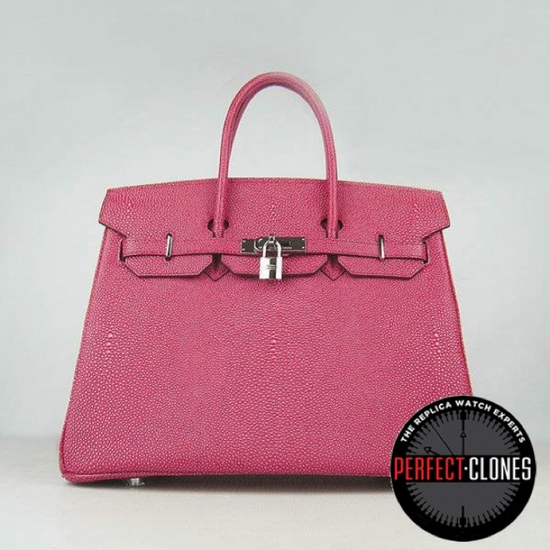 HE-35-1113 Birkin 35cm Peach Red - Togo Pearl