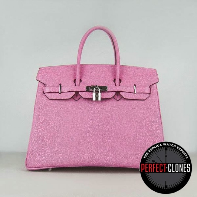 HE-35-1114 Birkin 35cm Pink - Togo Pearl