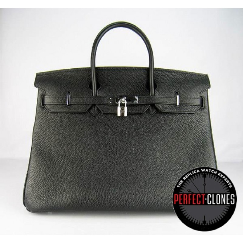 HE-40-1003 Birkin 40cm Black - Togo Standard