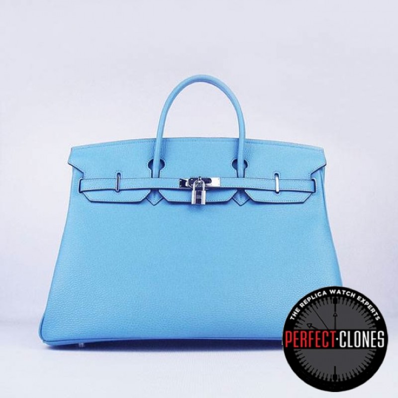 HE-40-101Birkin 40cm Light Blue - Togo Standard