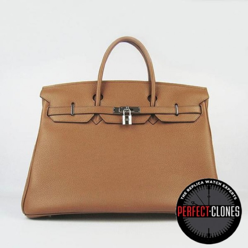 HE-40-1005 Birkin 40cm Light Brown - Togo Standard