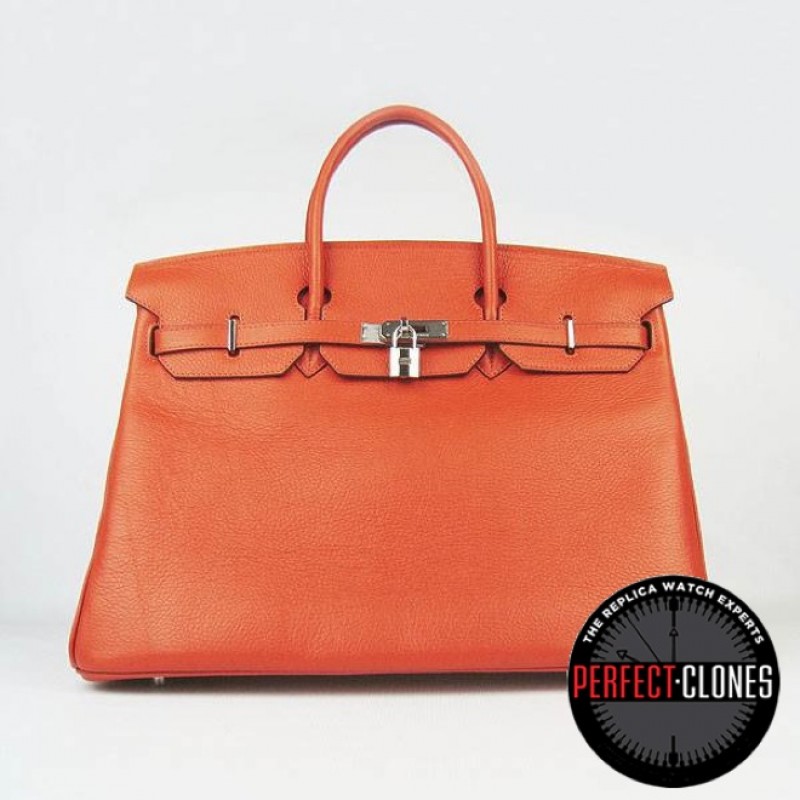 HE-40-1001 Birkin 40cm Orange - Togo Standard