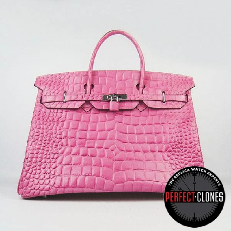 HE-40-1027 Birkin 40cm Peach Red - Gator