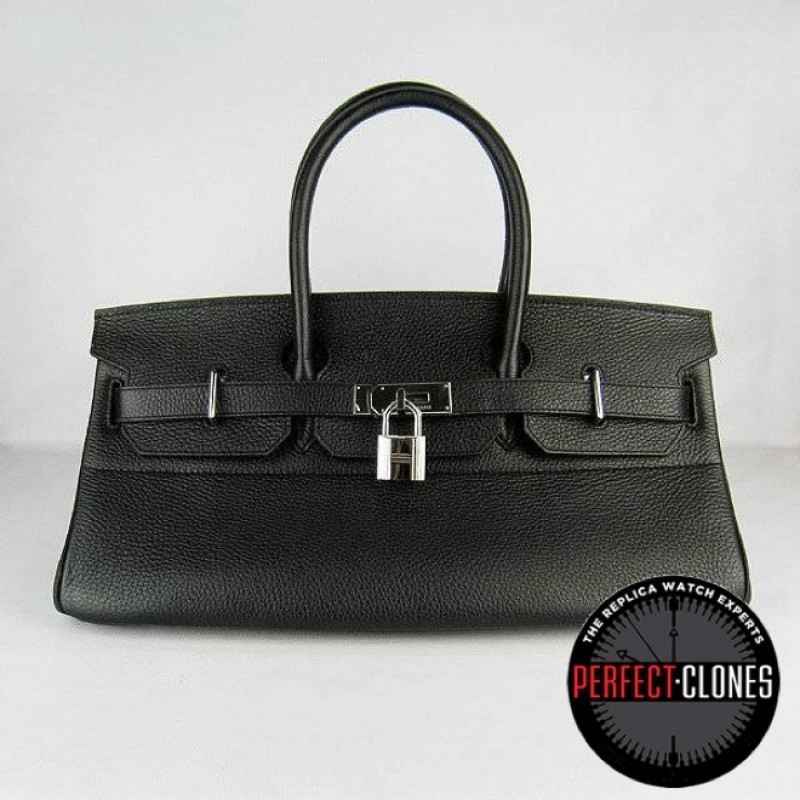 HE-42-1001 Birkin 42cm Black - Togo Standard