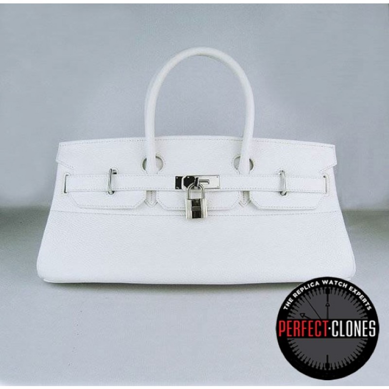 HE-42-1009 Birkin 42cm White - Togo Standard