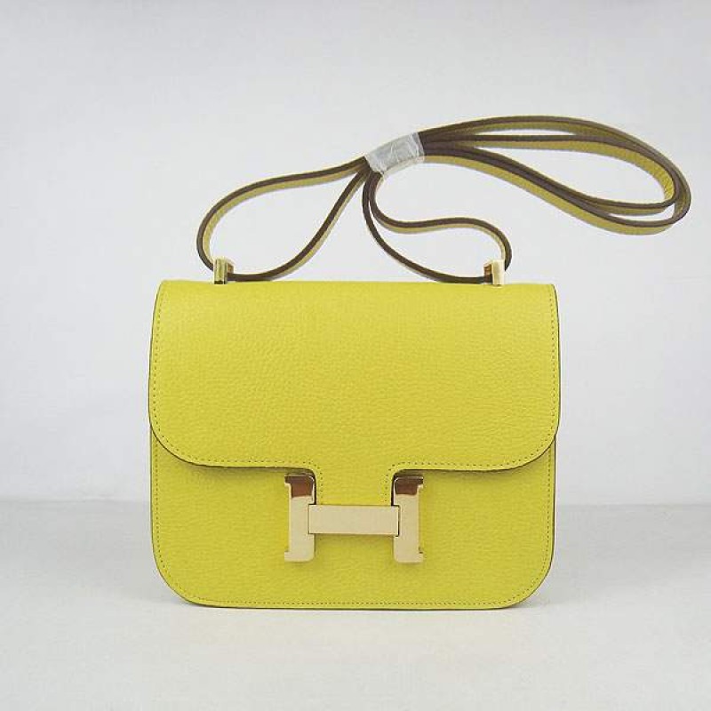 HE-CON22-1018 Constance 22-5cm Lime Yellow - Togo Standard