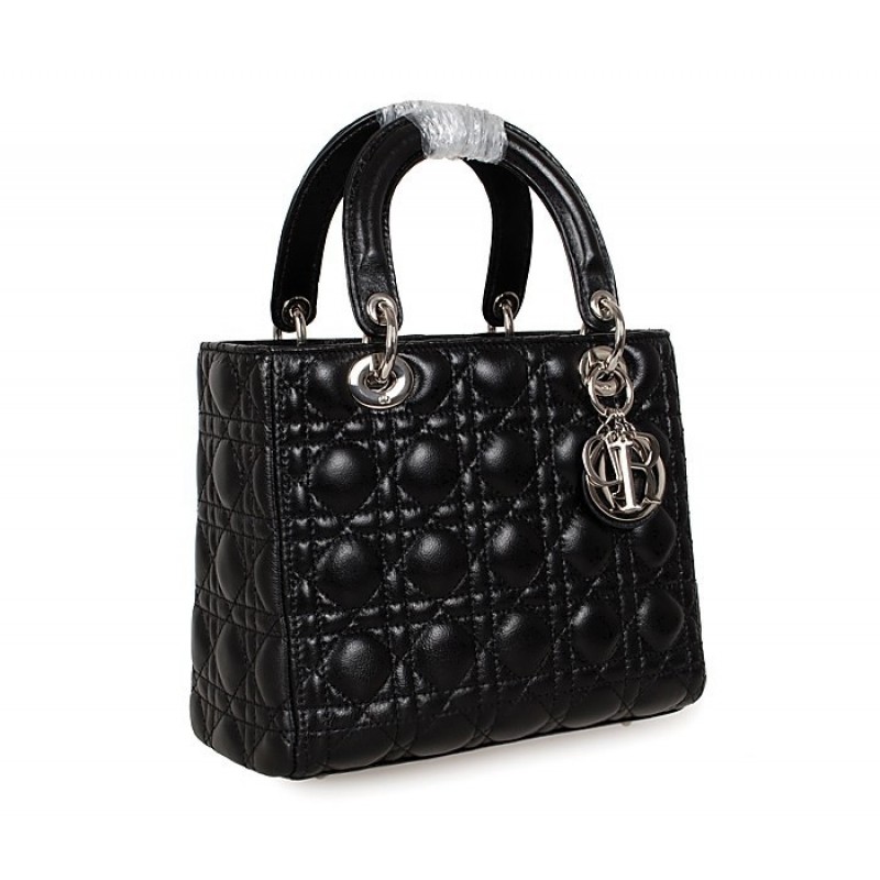 CD-LD25-101 Lady Dior 25mm lambskin Black