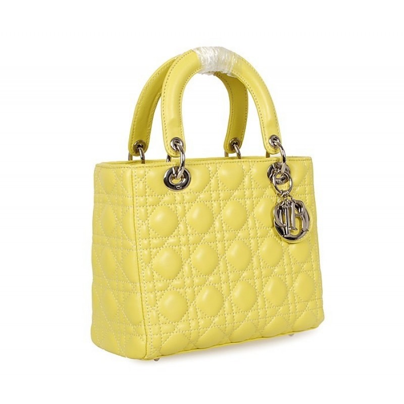 CD-LD25-103 Lady Dior 25mm lambskin Yellow