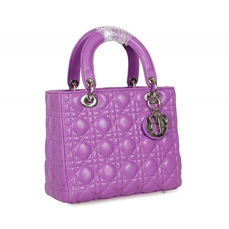 CD-LD25-106 Lady Dior 25mm lambskin Purple