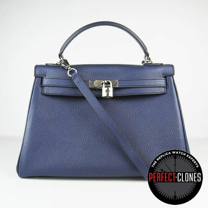 HE-K32-1003 Kelly 32cm Dark Blue - Togo Standard