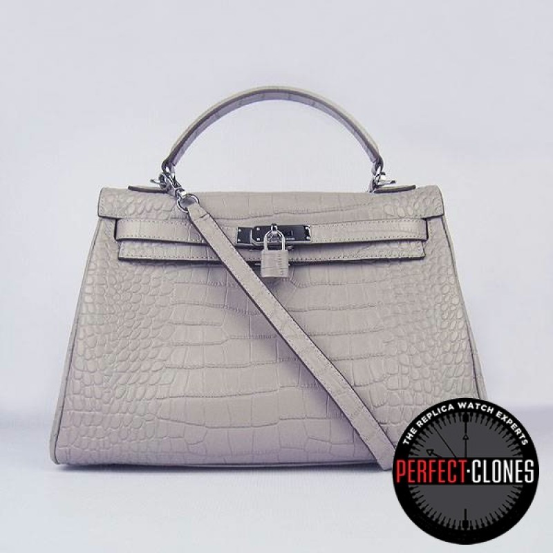 HE-K32-1045 Kelly 32cm Grey - Gator