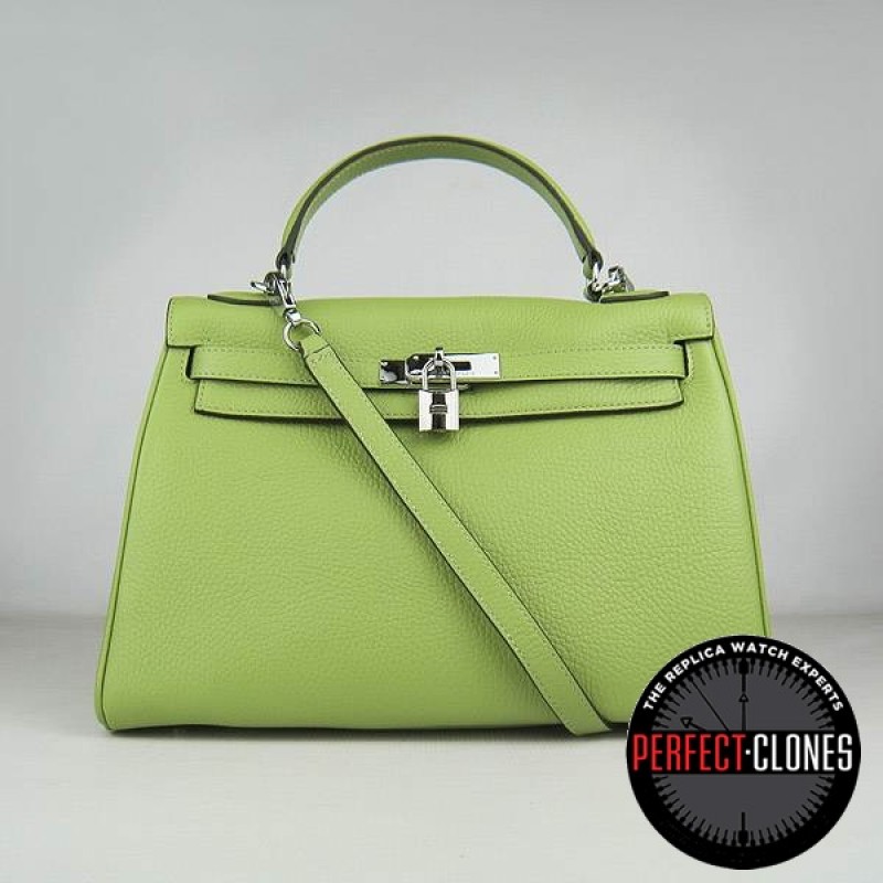 HE-K32-1006 Kelly 32cm Lime Green - Togo Standard