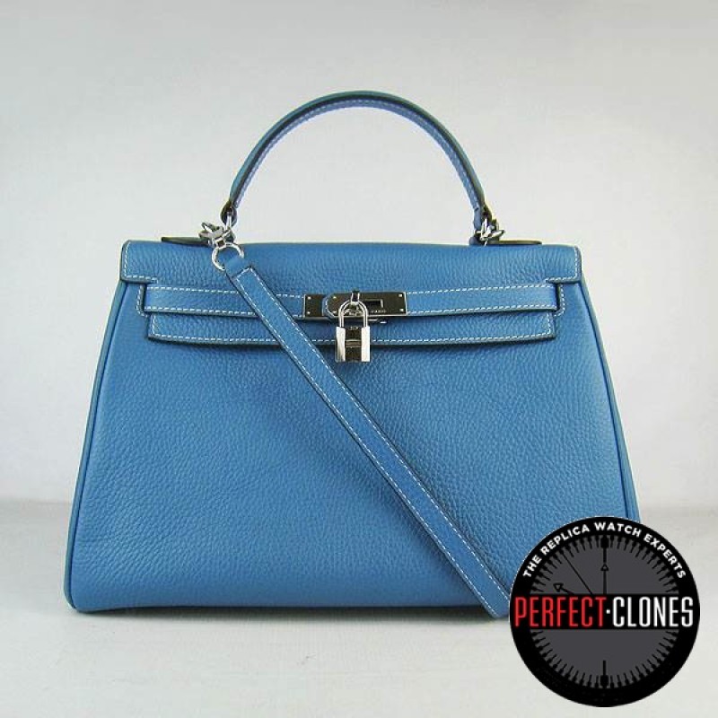 HE-K32-1009 Kelly 32cm Mid Blue - Togo Standard