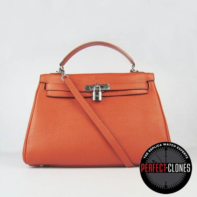 HE-K32-101Kelly 32cm Orange - Togo Standard