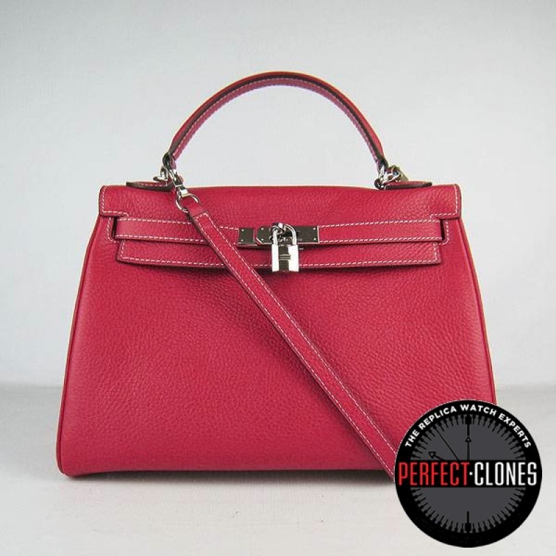 HE-K32-1014 Kelly 32cm Red - Togo Standard