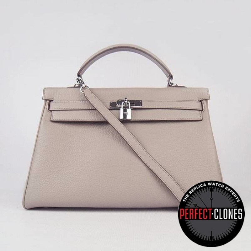 HE-K35-1005 Kelly 35cm Light Grey - Togo Standard