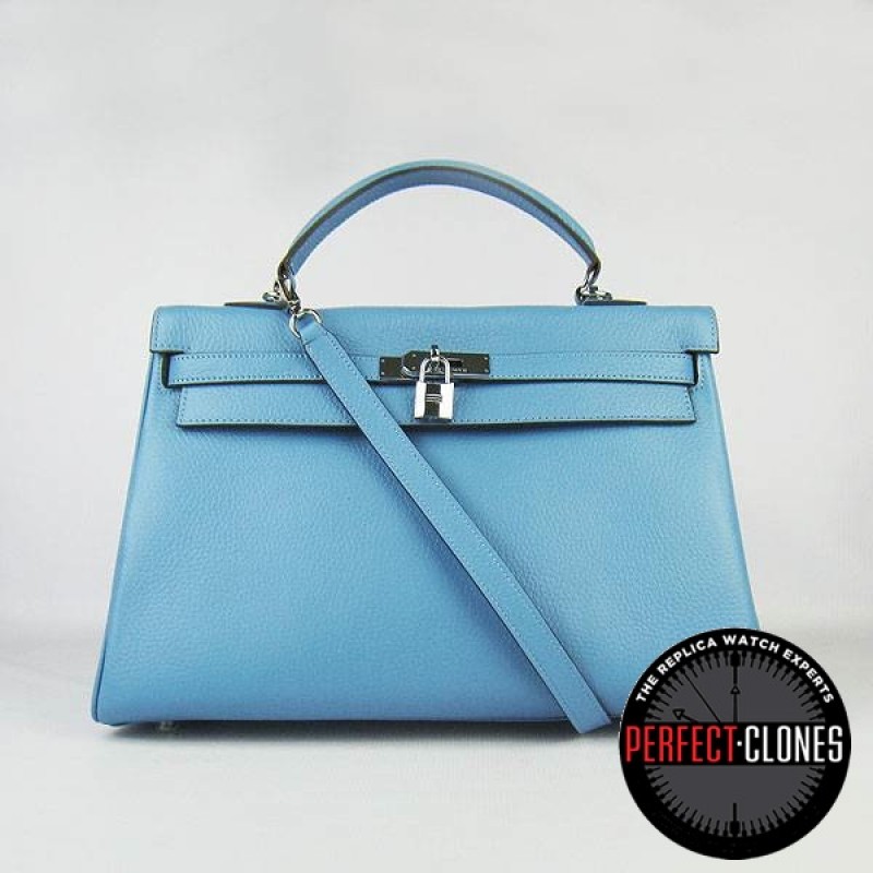 HE-K35-1008 Kelly 35cm Light Blue - Togo Standard