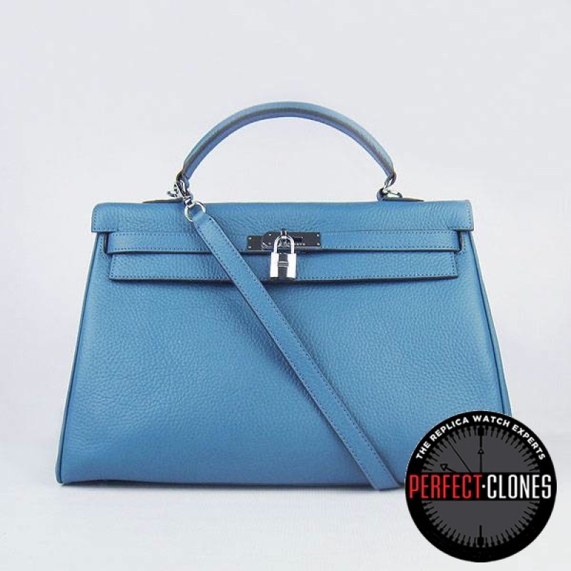 HE-K35-101Kelly 35cm Mid Blue - Togo Standard