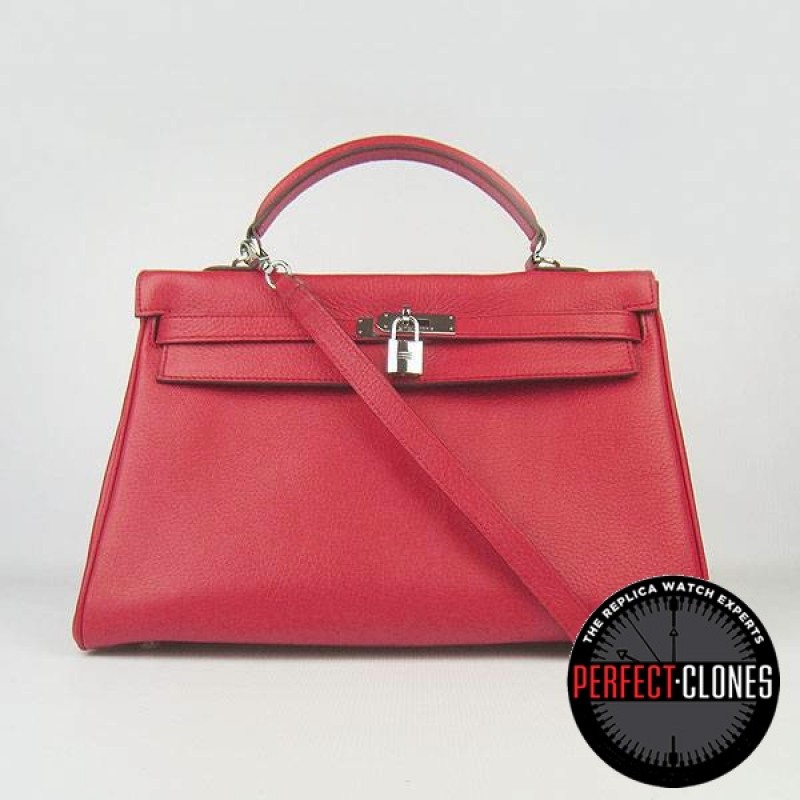HE-K35-1015 Kelly 35cm Red - Togo Standard