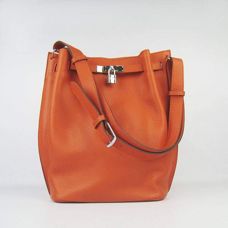 HE-SK24-11 So Kelly H2804 24cm Orange - Togo Standard