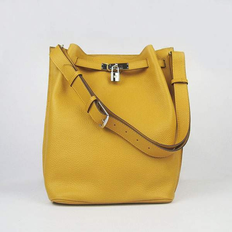 HE-SK24-17 So Kelly H2804 24cm Yellow - Togo Standard