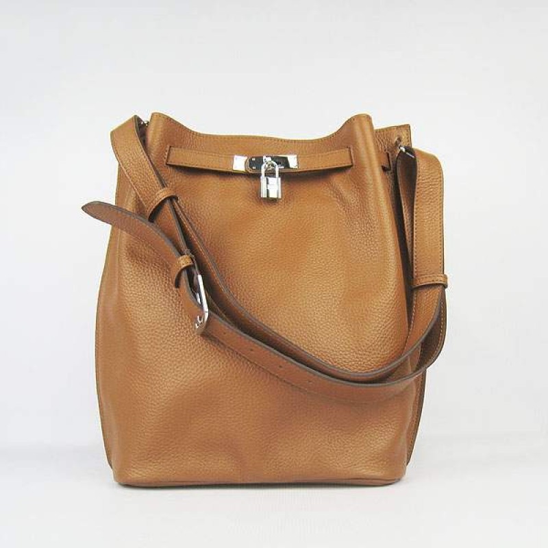 HE-SK24-09 So Kelly H2804 24cm Light Brown - Togo Standard
