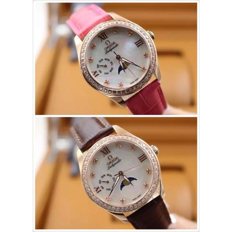 W-OM-LM-1011 Ladymatic RG/LE Jap Quartz