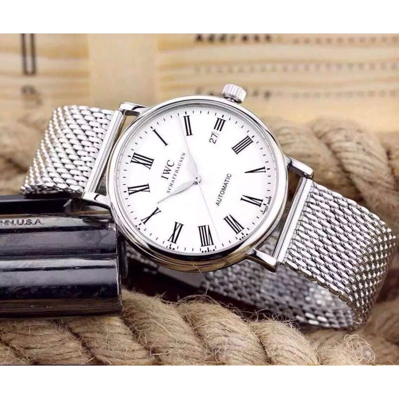 W-IW-VIN-1031 Vintage Portofino Auto SS-YG-RG/ME Asian 2892