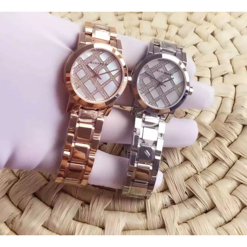 W-BUR-1001 BU 9135 SS/SS RG/RG Swiss Ronde Quartz