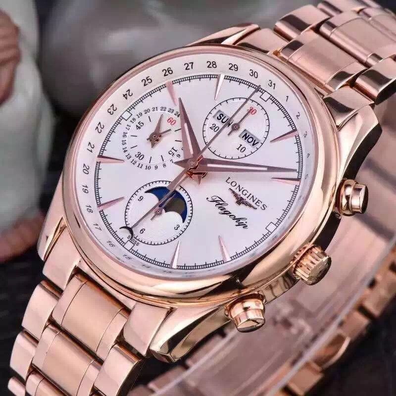 W-LG-014 Master Chrono/Calender RG/RG White Asia 7751